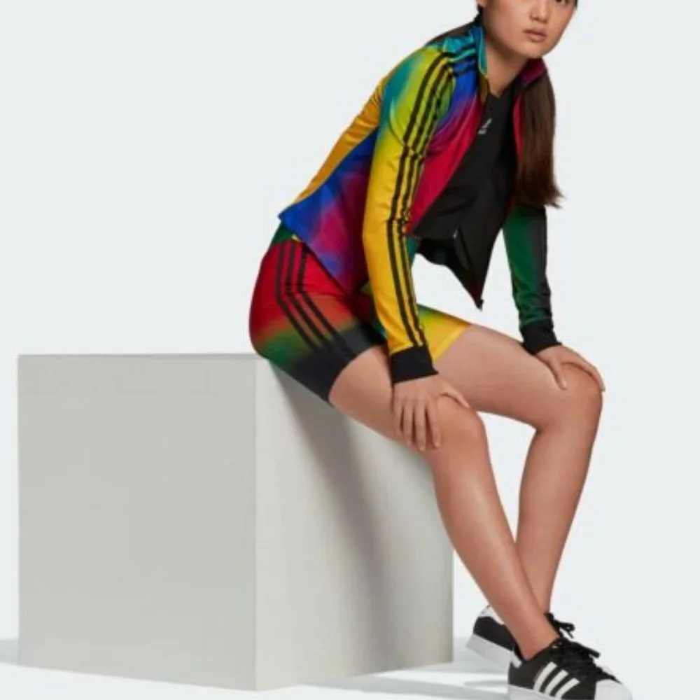 ADIDAS ORIGINALS PAOLINA RUSSO BIKER CYCLING SHORTS HIGH RISE